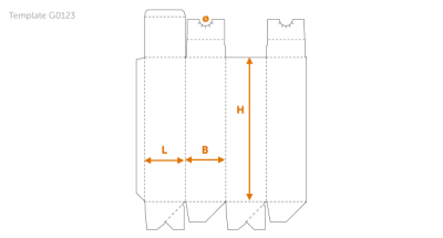 90(L) x 90(B) x 320(H) – 28(ø) mm – G012...