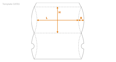 150(L) x 20(B) x 95(H) mm - G0311