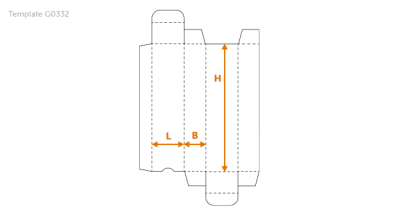 40(L) x 25(B) x 154(H) mm - G0332