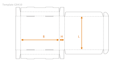 233(L) x 283(B) x 32(H) mm - G0410