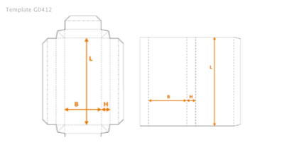 287(L) x 145(H) x 50(B) mm - G0412