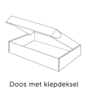 Doos met klepdeksel